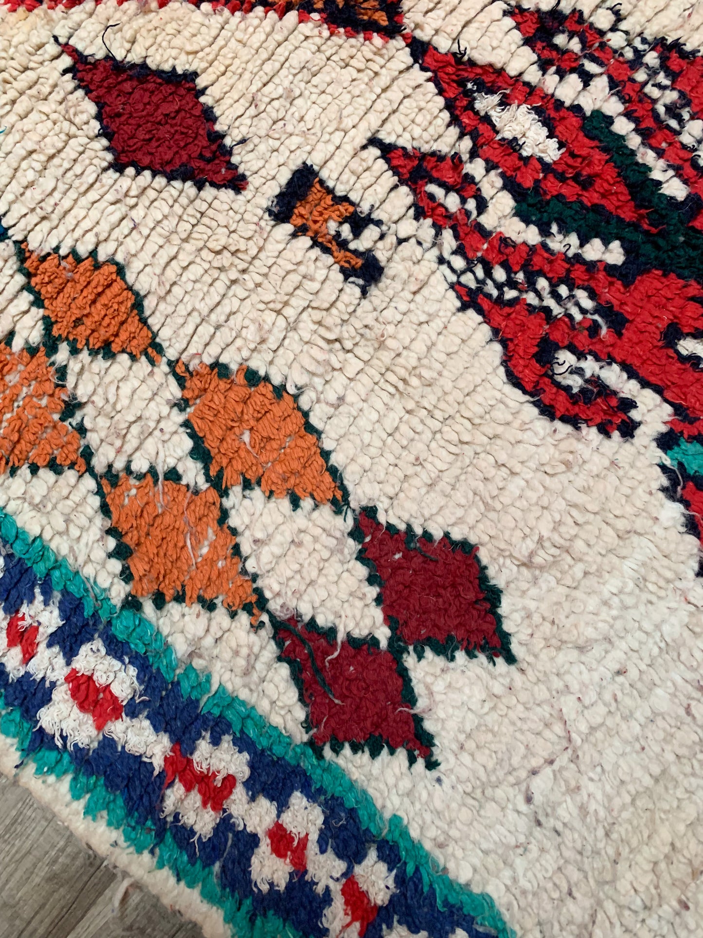 Vintage Moroccan Berber Area Rug No. A1151 - 4' x 7.7'