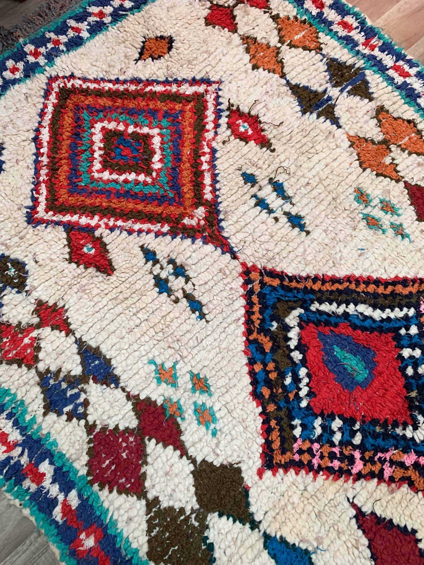 Vintage Moroccan Berber Area Rug No. A1151 - 4' x 7.7'