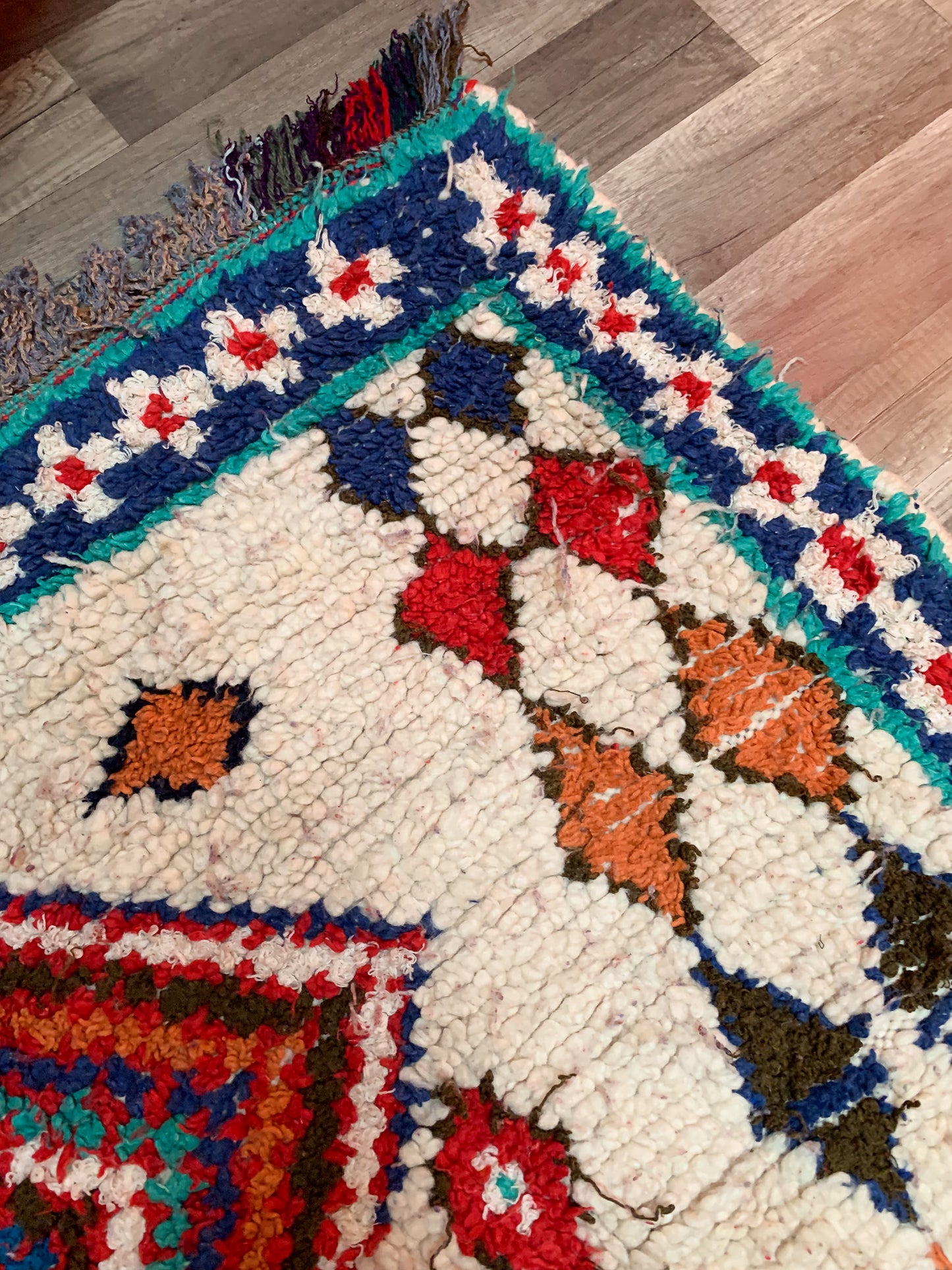 Vintage Moroccan Berber Area Rug No. A1151 - 4' x 7.7'