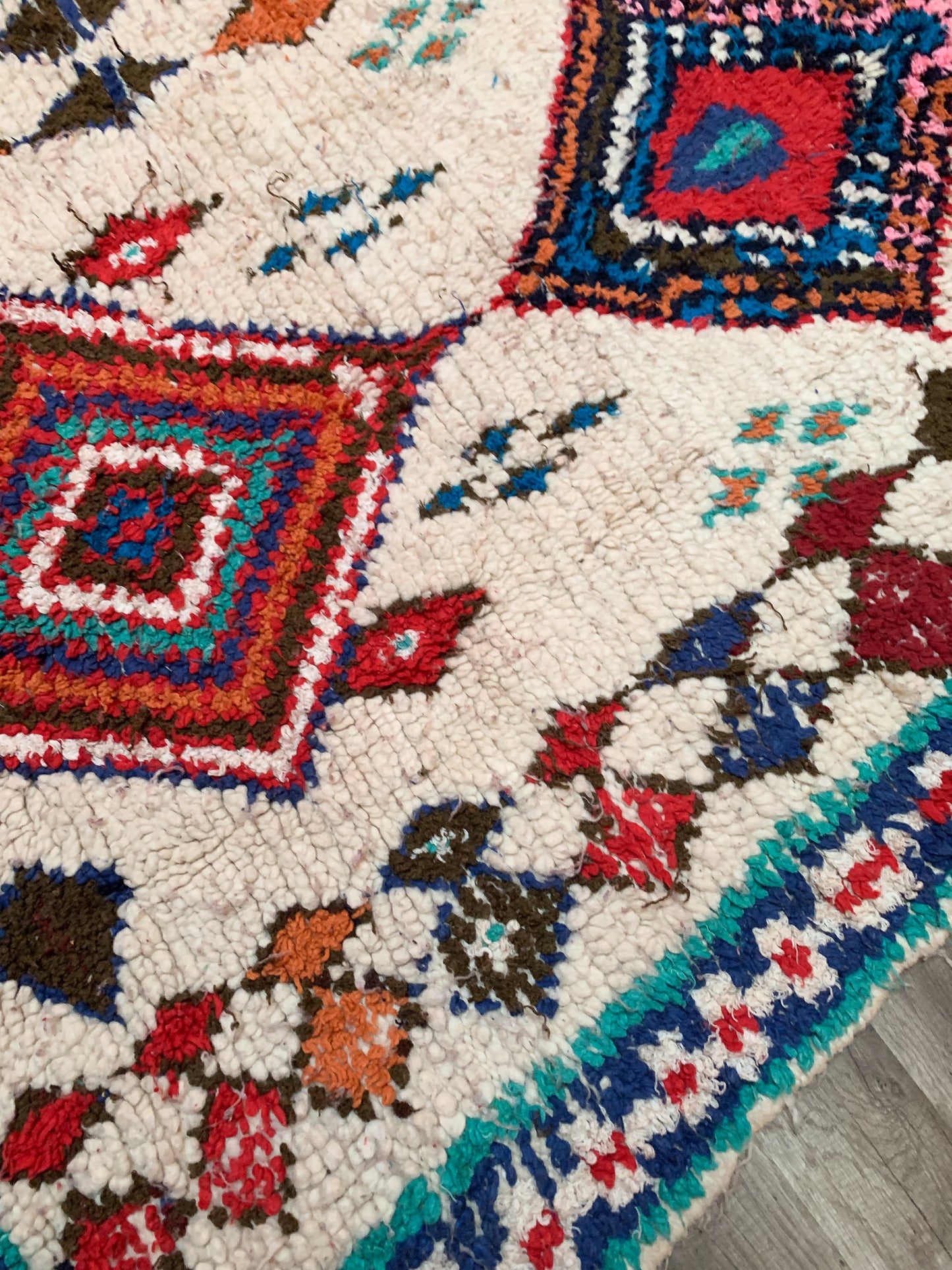 Vintage Moroccan Berber Area Rug No. A1151 - 4' x 7.7'