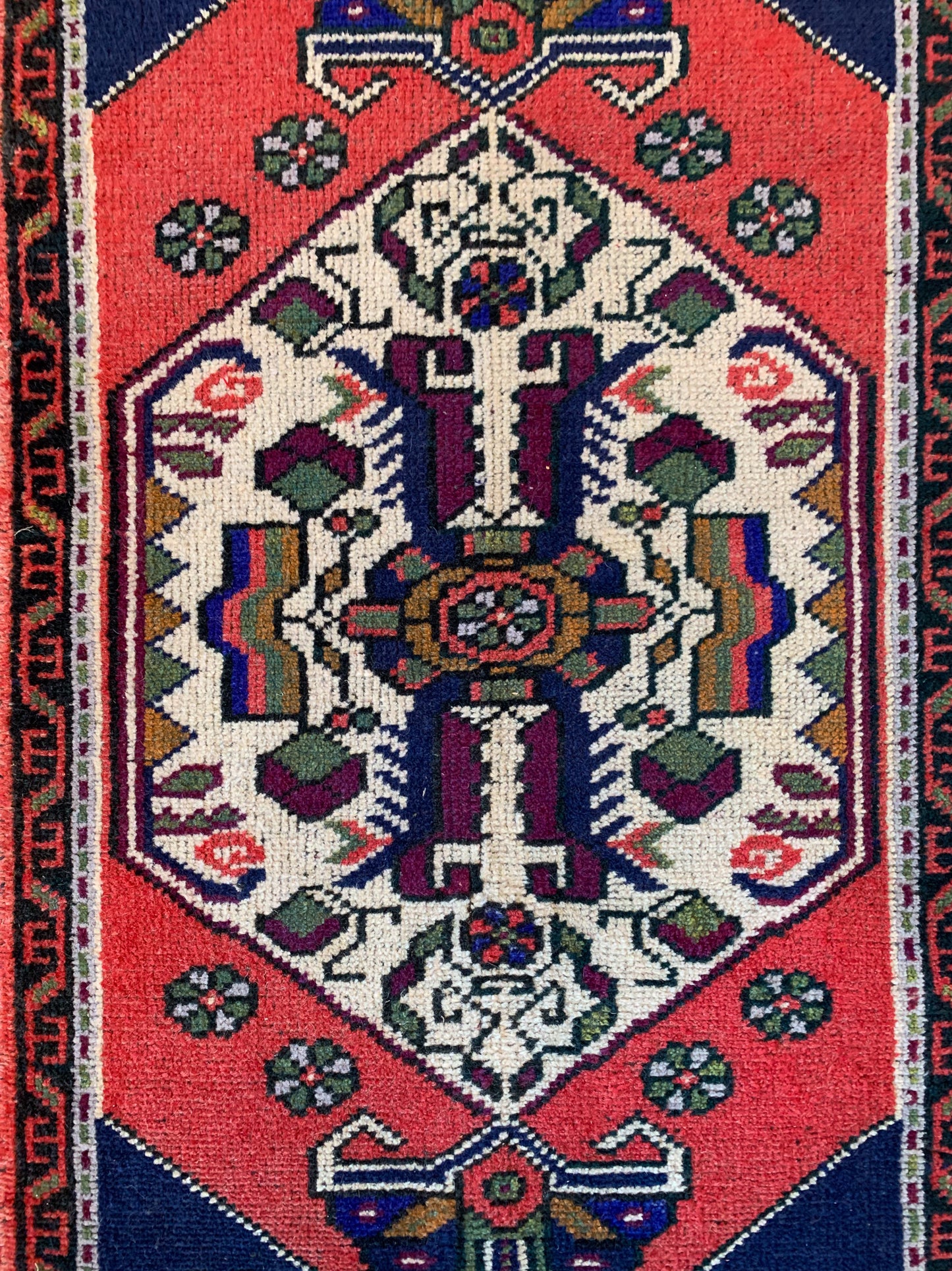 Vintage Turkish Mini Rug 1.9'x4' - No. 636