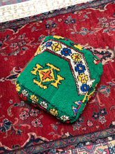 Load image into Gallery viewer, Moroccan Rug Floor Pouf / Pet Bed #350
