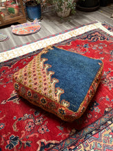Load image into Gallery viewer, Moroccan Rug Floor Pouf / Pet Bed #351
