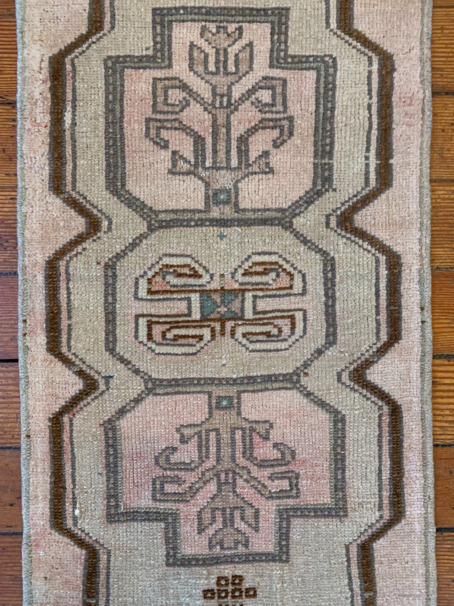 Vintage Turkish Mini Rug 1.4'x3' - No. 637