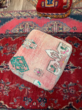 Load image into Gallery viewer, Moroccan Rug Floor Pouf / Pet Bed #352
