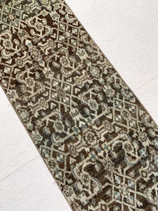 No. R1094 - 1.7' x 7.8' Vintage Persian Runner Rug