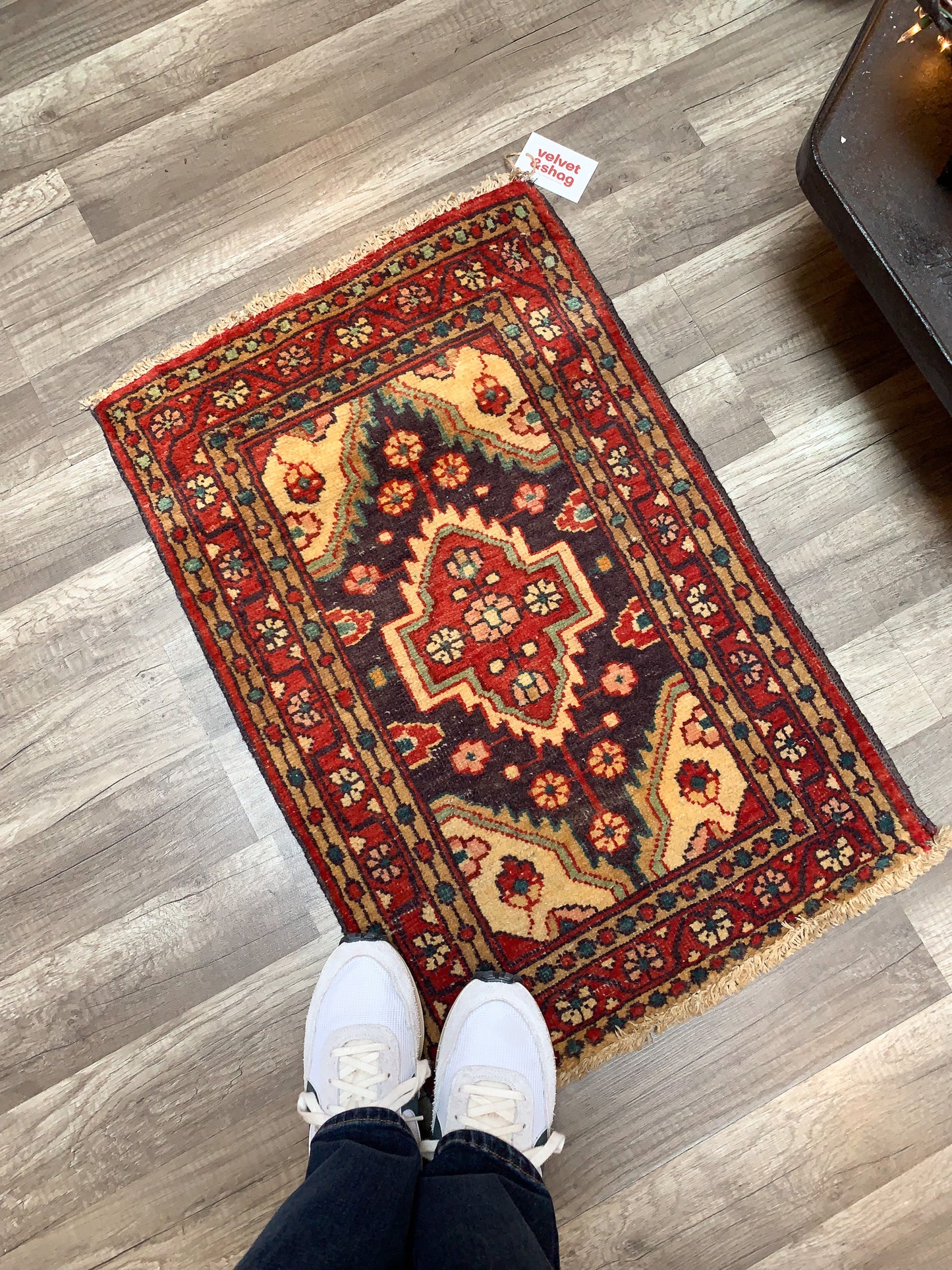 Vintage Persian Mini Rug 1.7'x2.6' - No. 640