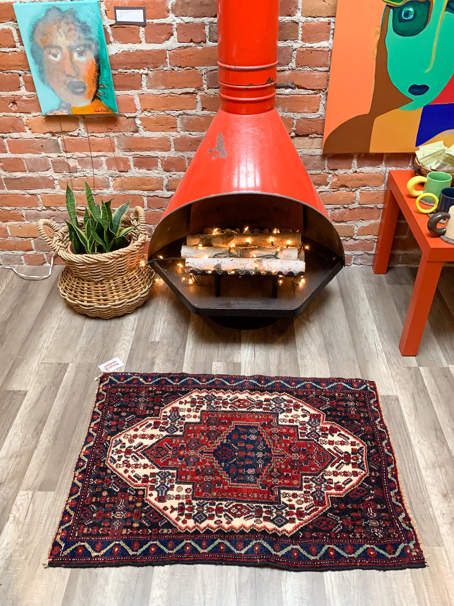 Vintage Persian Mini Rug 2.1'x3.1' - No. 641