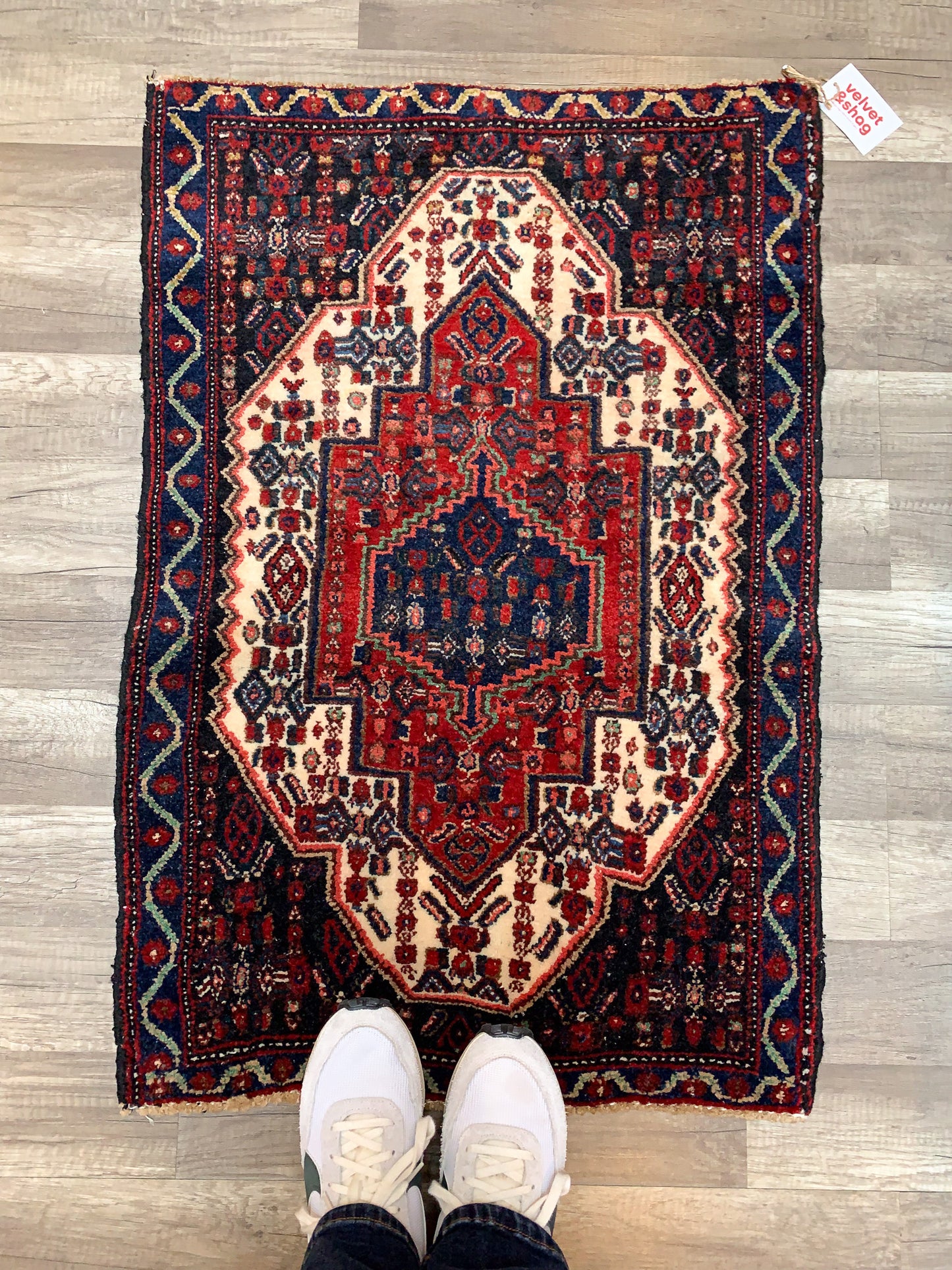 Vintage Persian Mini Rug 2.1'x3.1' - No. 641