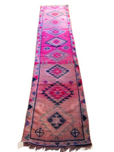 Load image into Gallery viewer, Reserved for Melissa - R1098 - 2.6&#39; x 11.8&#39; Vintage Turkish Herki Runner Rug
