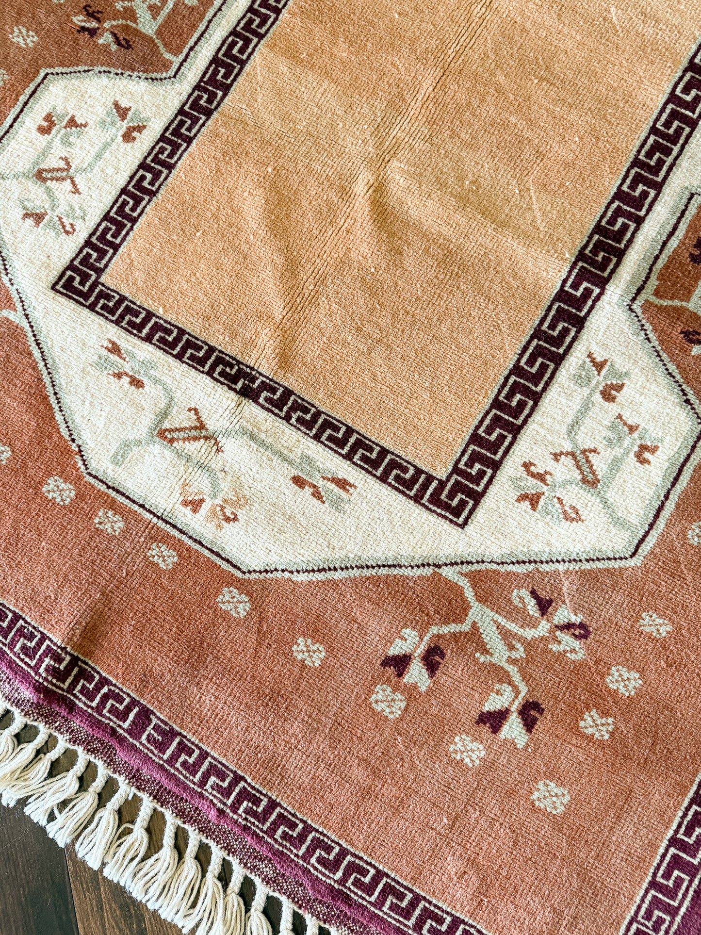 Vintage Turkish Area Rug No. A1225 - 4’x6.3’