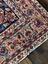 Load image into Gallery viewer, O1101 - 7.6&#39; x 11.5&#39; Vintage Persian Kerman Oversized Area Rug
