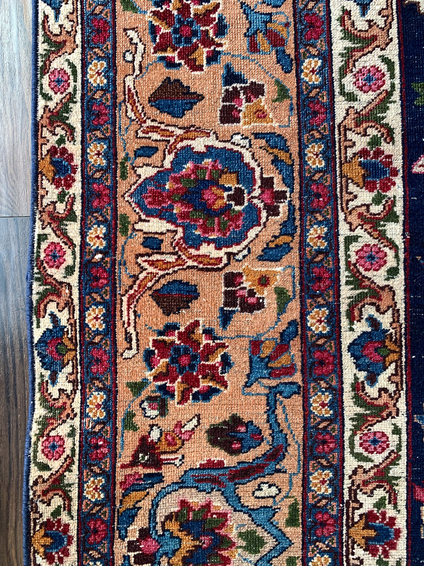 No. O1101 - 7.6' x 11.5' Vintage Persian Kerman Oversized Area Rug