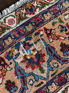 O1101 - 7.6' x 11.5' Vintage Persian Kerman Oversized Area Rug