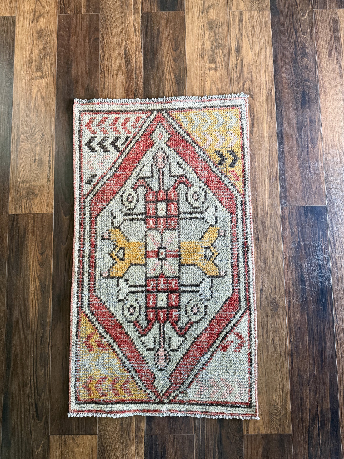 Vintage Turkish Mini Rug 1.8’x3.2' - No. 732