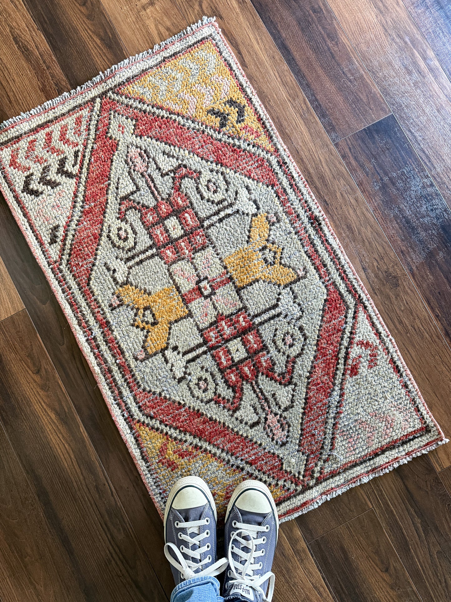 Vintage Turkish Mini Rug 1.8’x3.2' - No. 732