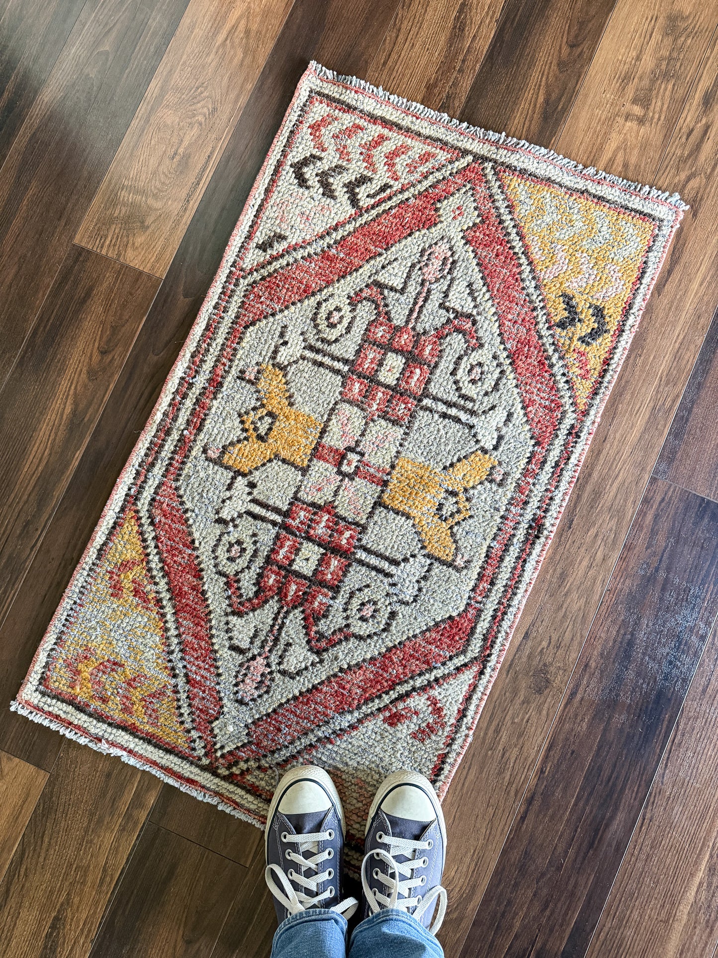 Vintage Turkish Mini Rug 1.8’x3.2' - No. 732