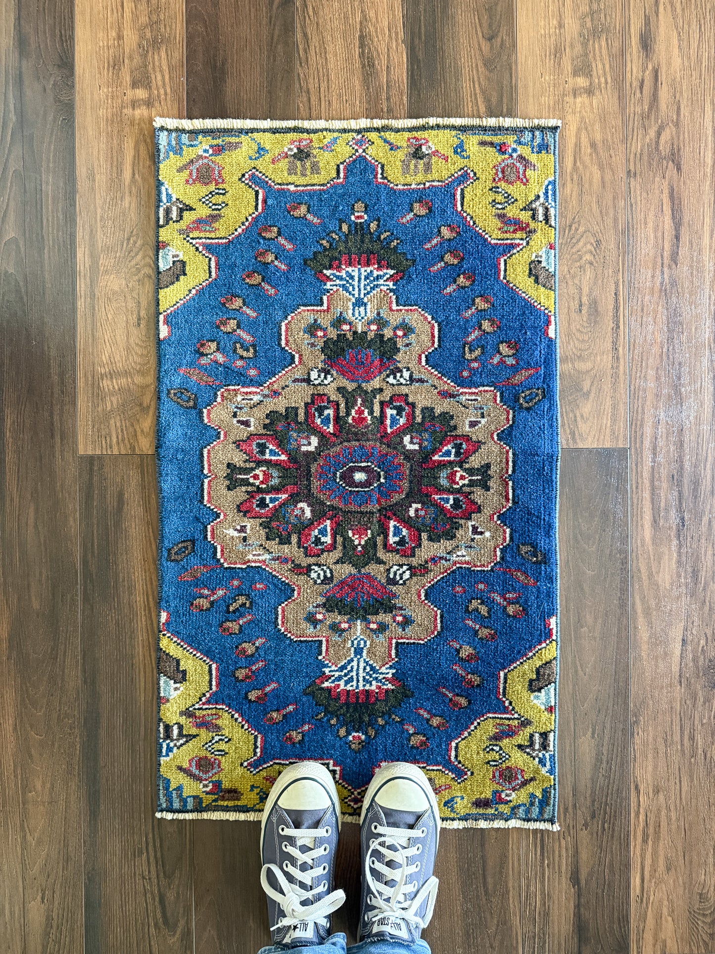 Vintage Turkish Mini Rug 1.6’x2.9' - No. 731