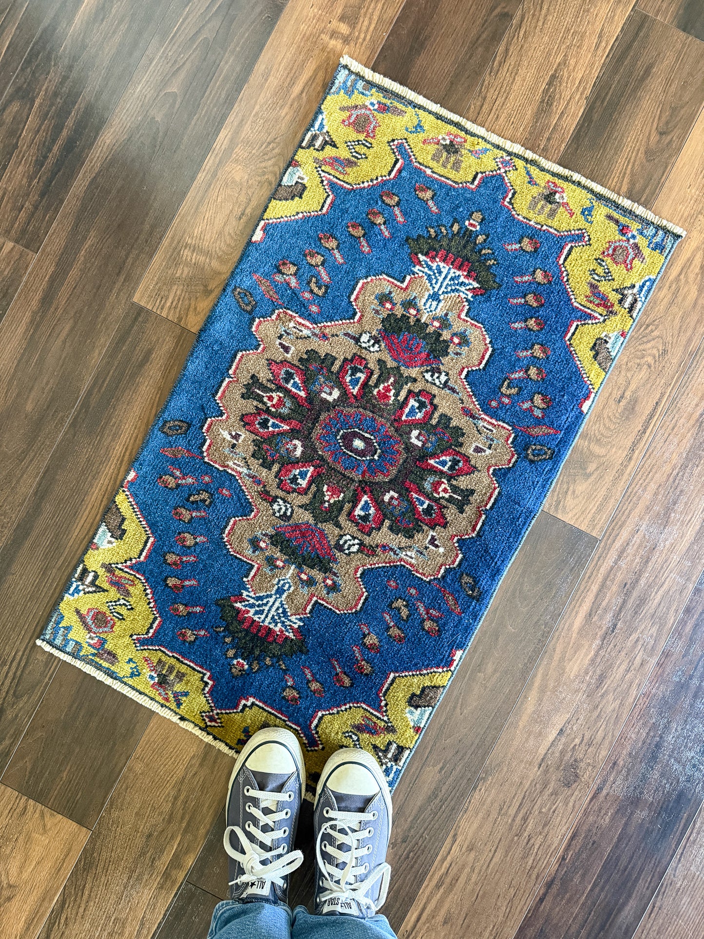 Vintage Turkish Mini Rug 1.6’x2.9' - No. 731