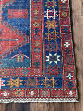 Load image into Gallery viewer, A1102 - 4.5&#39; x 8.7&#39; Antique Persian Kazak Area Rug
