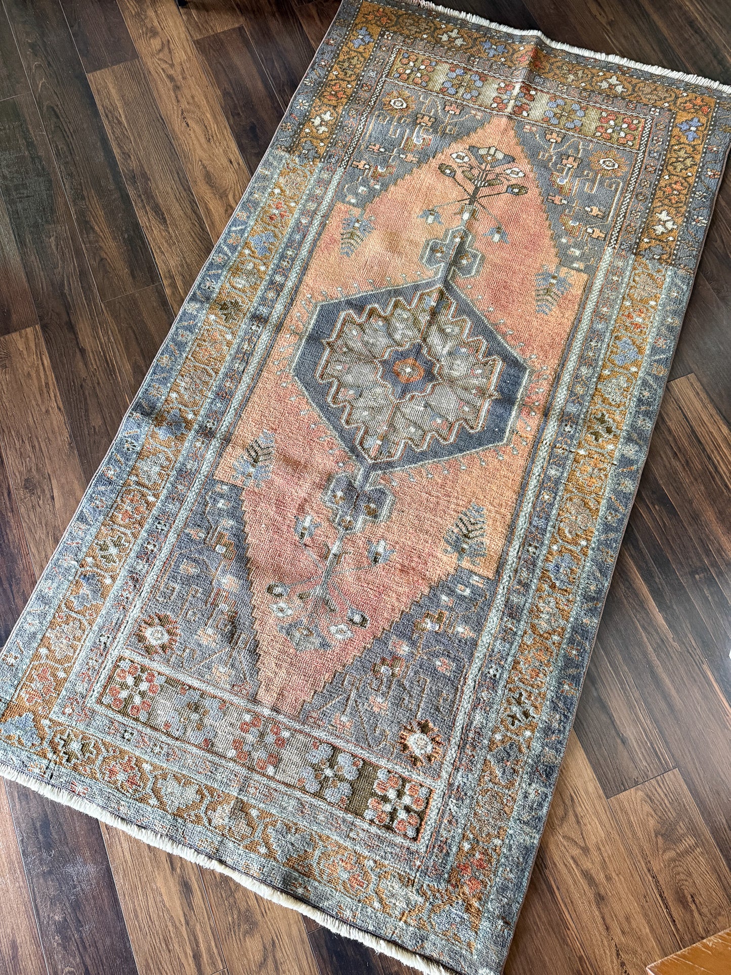 Vintage Turkish Area Rug No. A1227 - 3.4'x6.6'