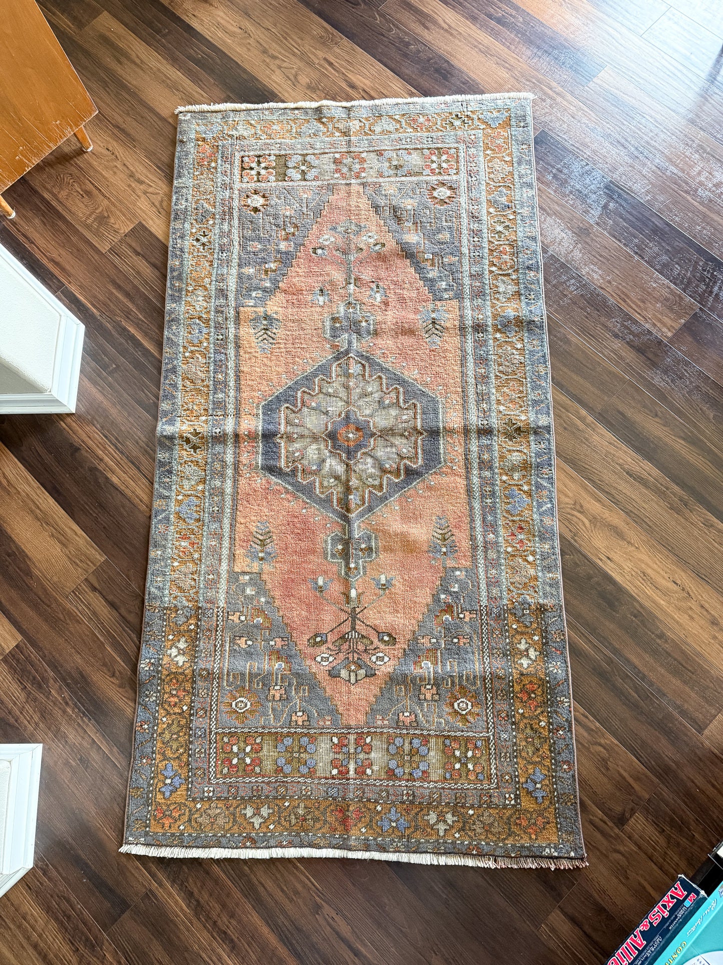 Vintage Turkish Area Rug No. A1227 - 3.4'x6.6'