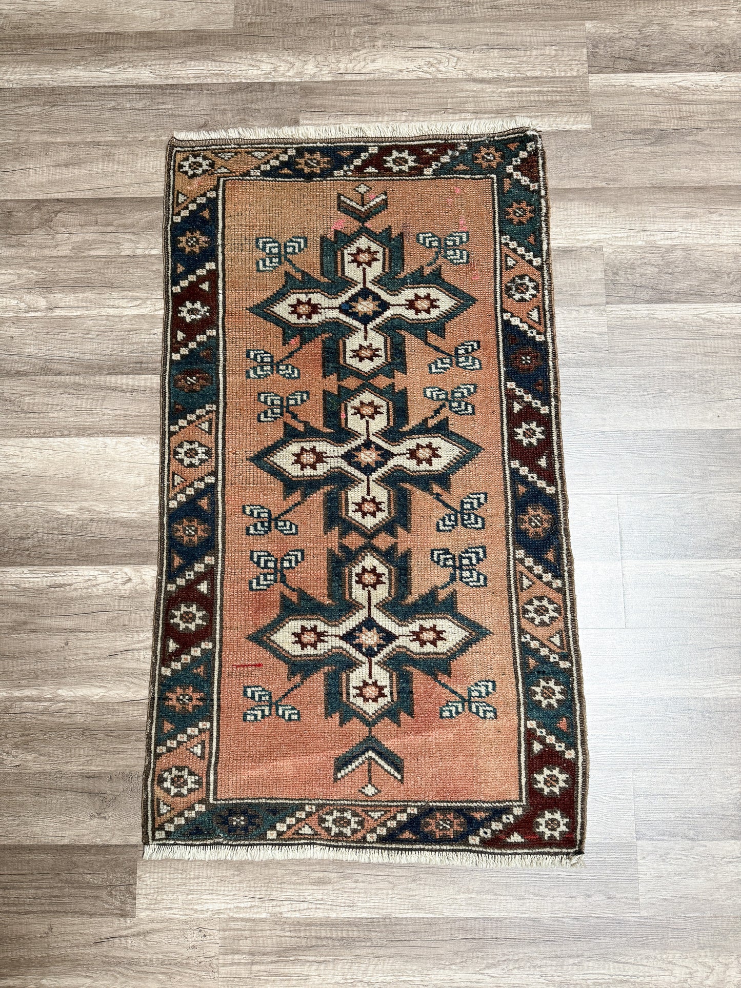 Vintage Turkish Mini Rug 2.1’x3.8' - No. 733