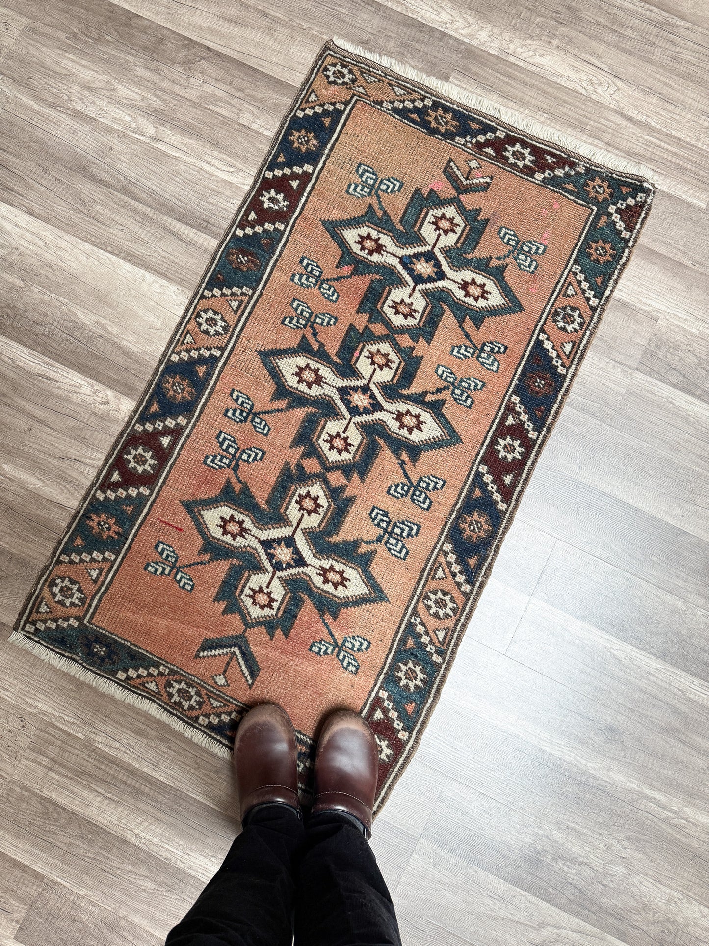 Vintage Turkish Mini Rug 2.1’x3.8' - No. 733