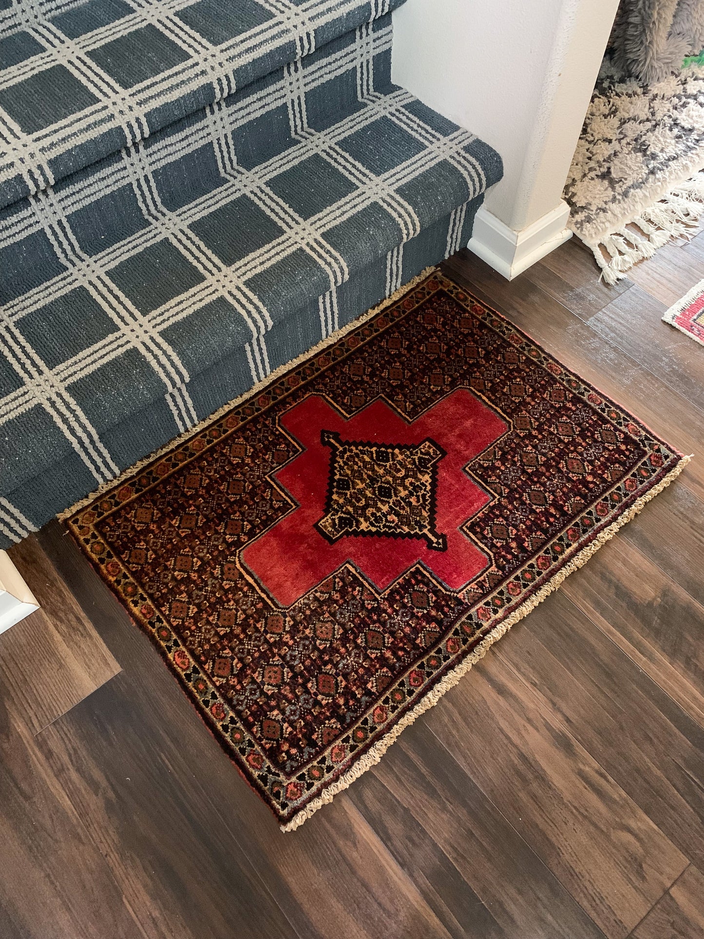 Vintage Persian Mini Rug 1.9'x2.7' - No. 644