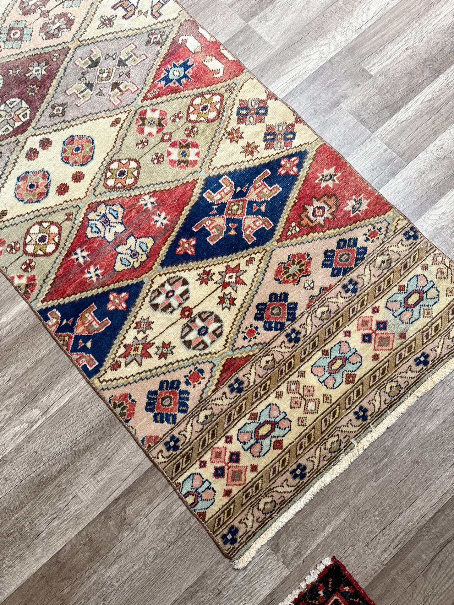 Vintage Turkish Runner Rug No. R1229 - 2.4’x9.6’