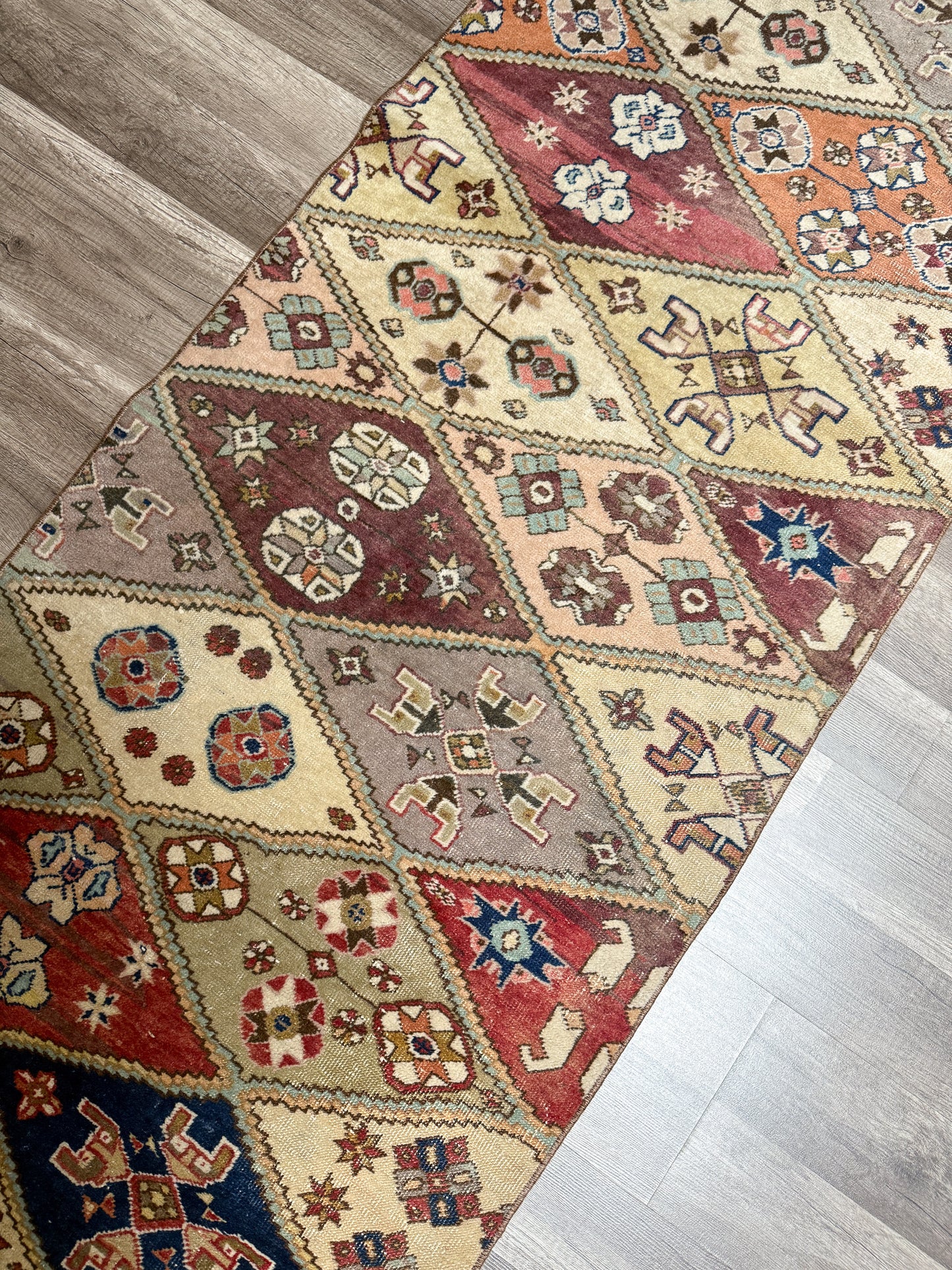 Vintage Turkish Runner Rug No. R1229 - 2.4’x9.6’