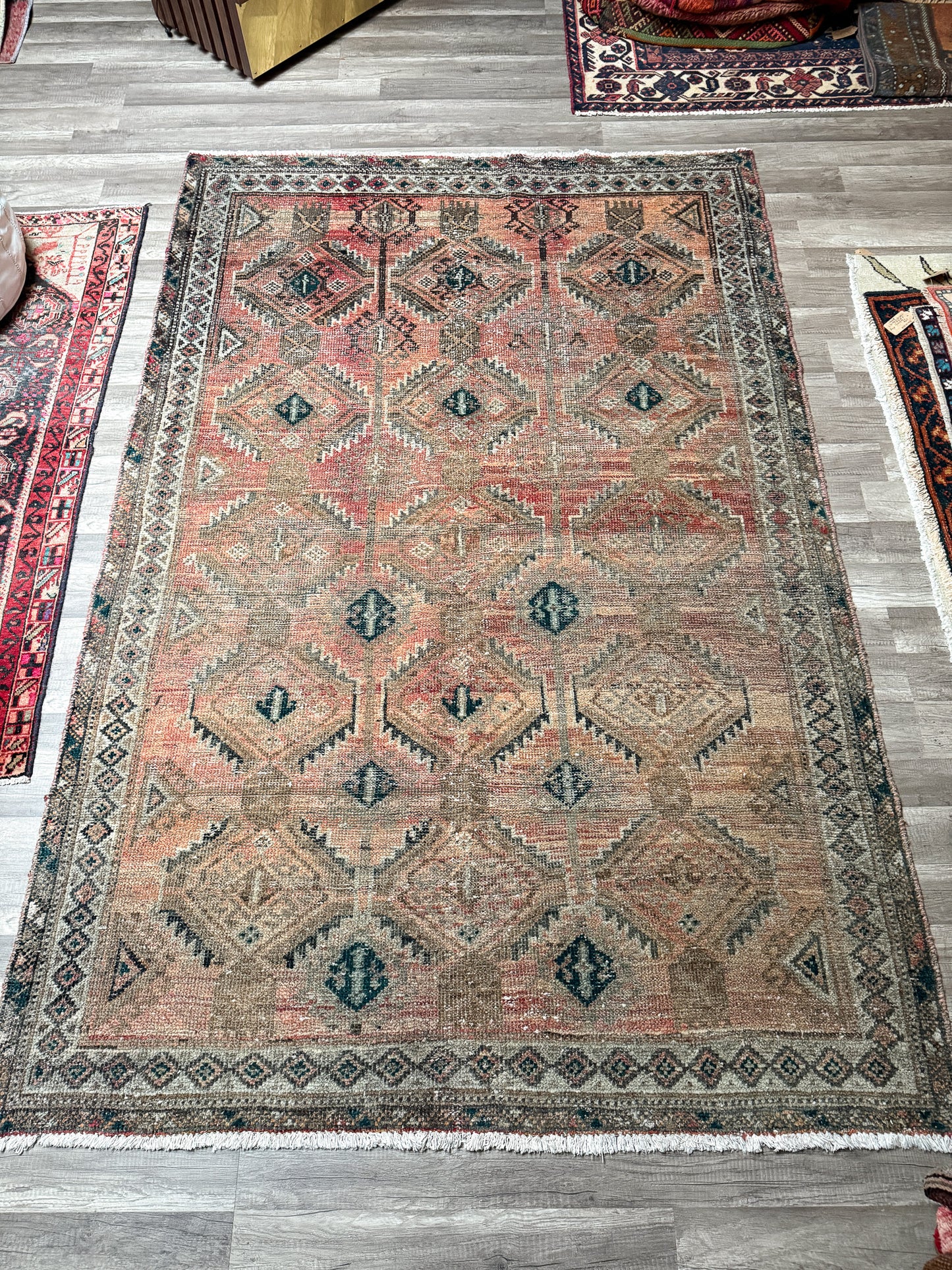 Vintage Turkish Area Rug No. A1230 - 5.2'x7.7'