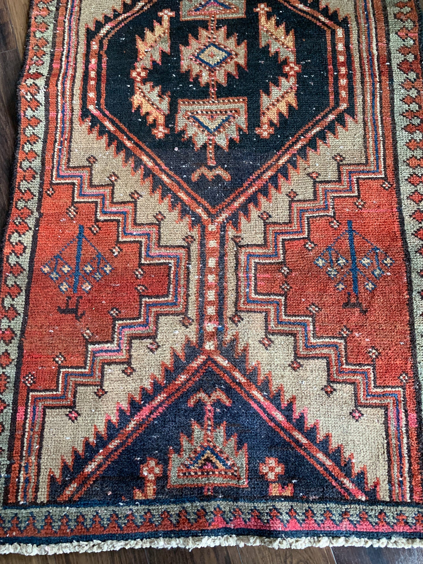 Vintage Persian Runner Rug No. R1156 - 2.6' x 10'