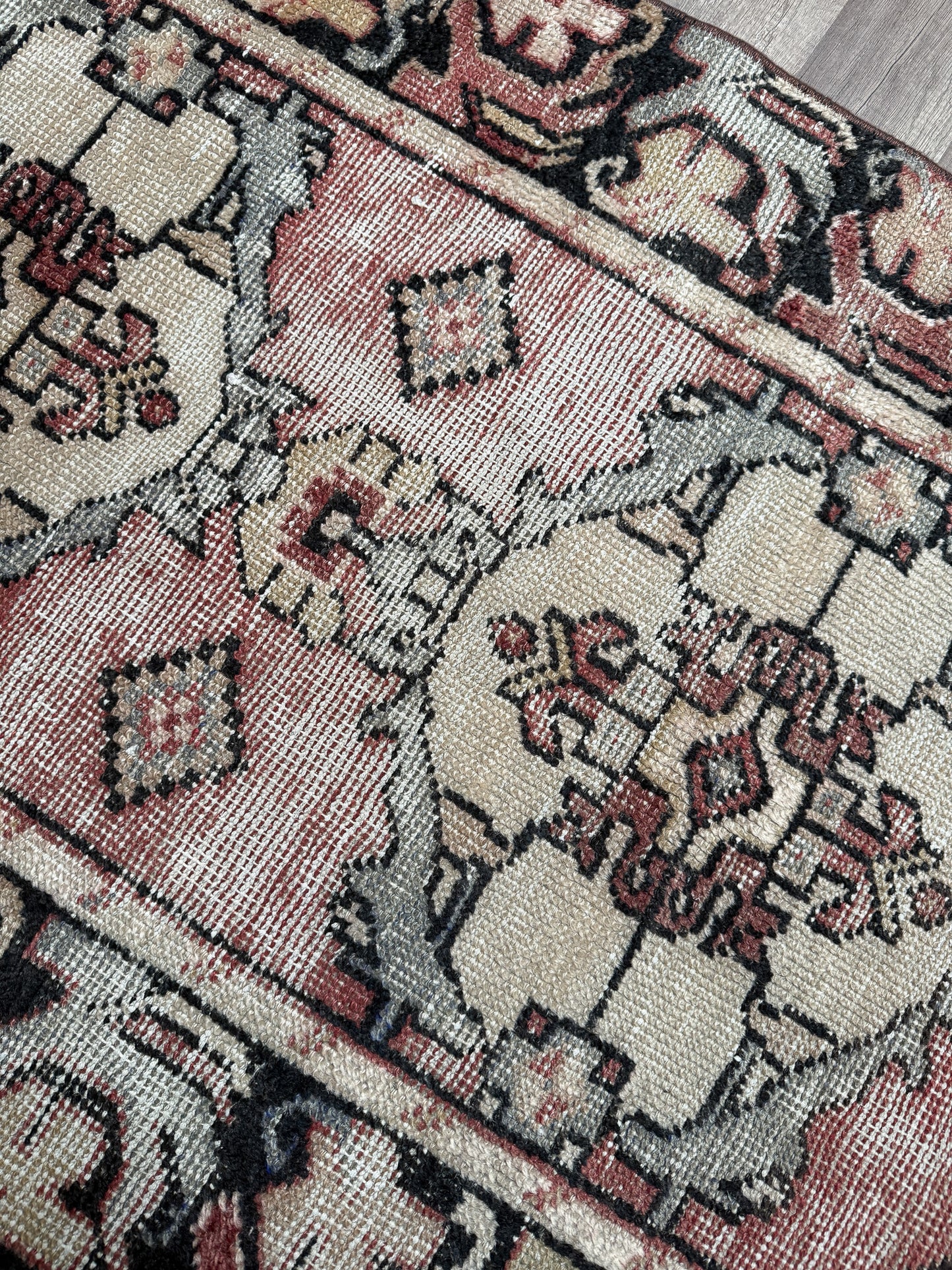 Vintage Turkish Runner Rug No. R1233 - 2.5’x7.4’