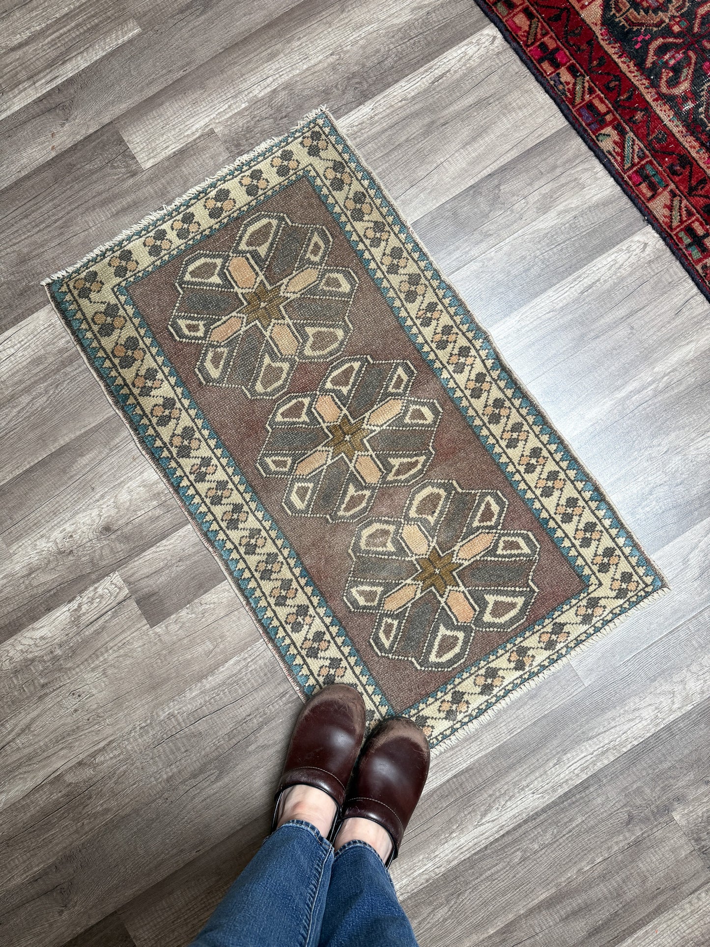 Vintage Turkish Mini Rug 1.8’x3' - No. 736