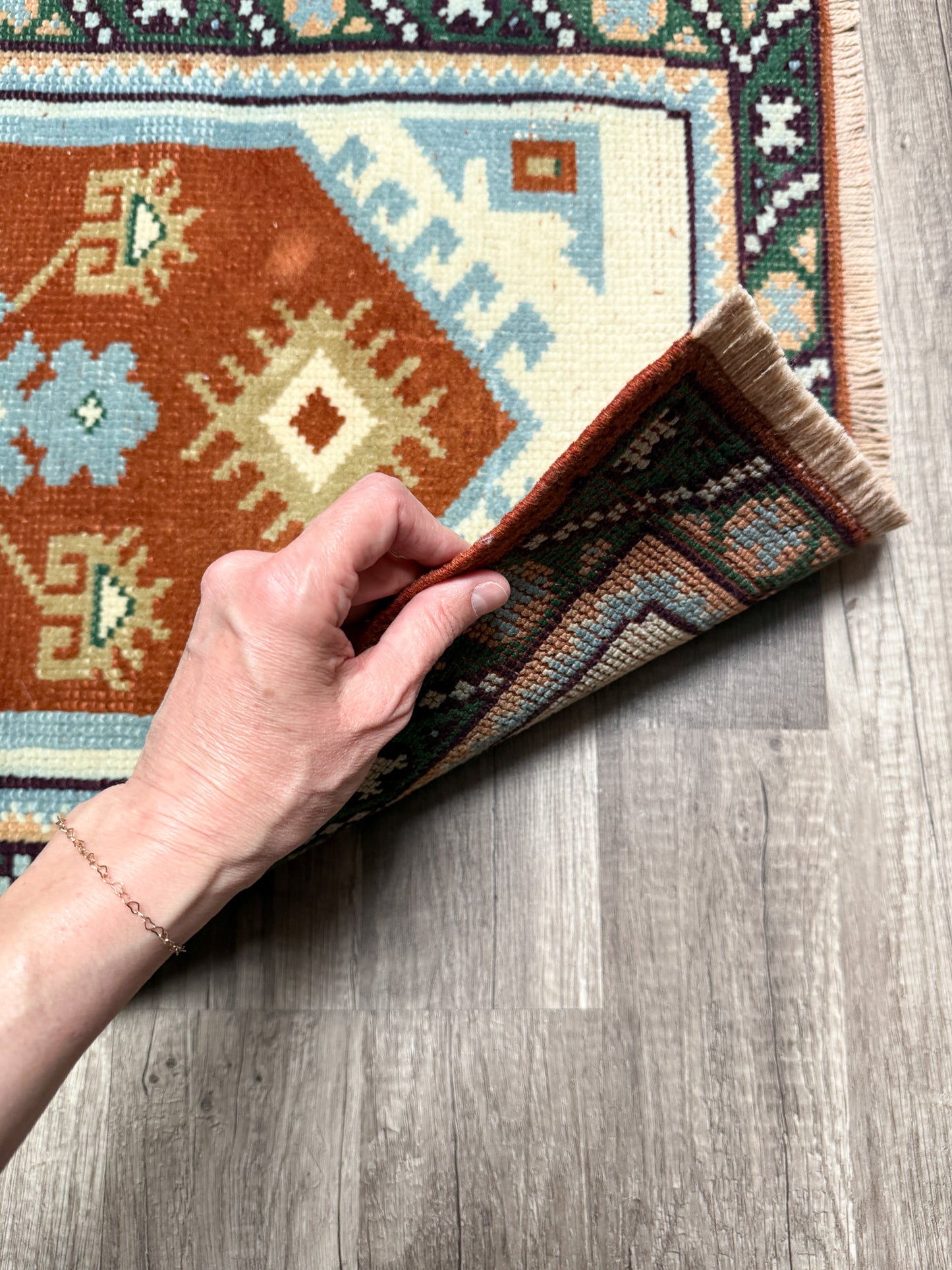 Vintage Turkish Runner Rug No. R1232 - 1.8’x6.1’