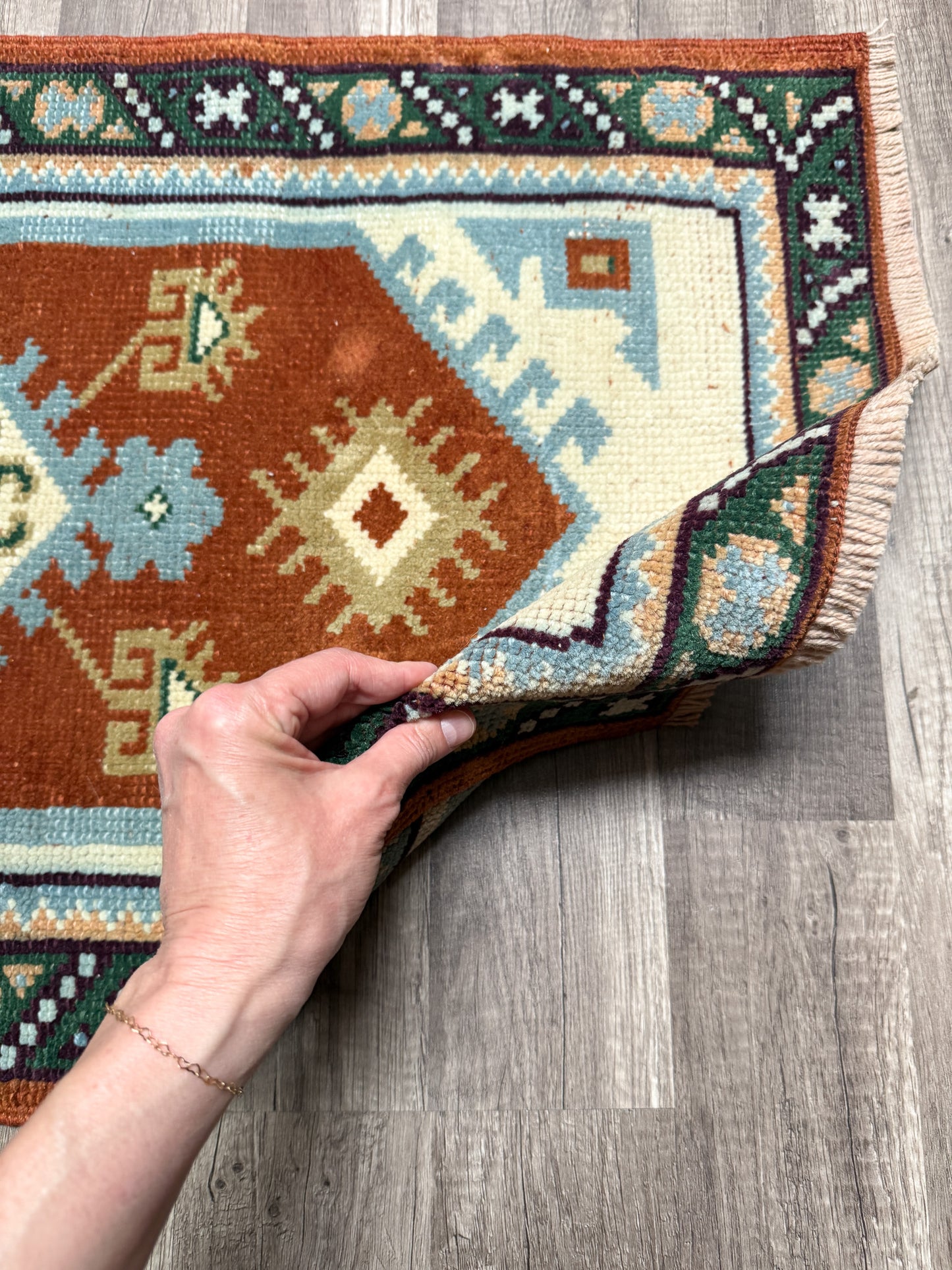 Vintage Turkish Runner Rug No. R1232 - 1.8’x6.1’