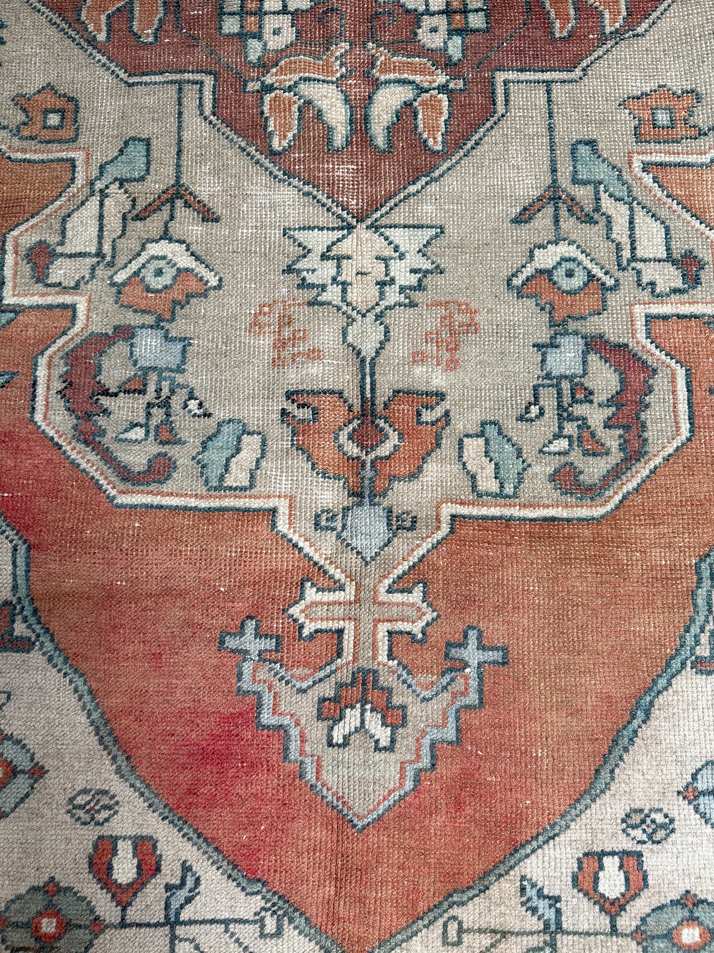 Vintage Turkish Area Rug No. A1231 - 4.3'x8.1'