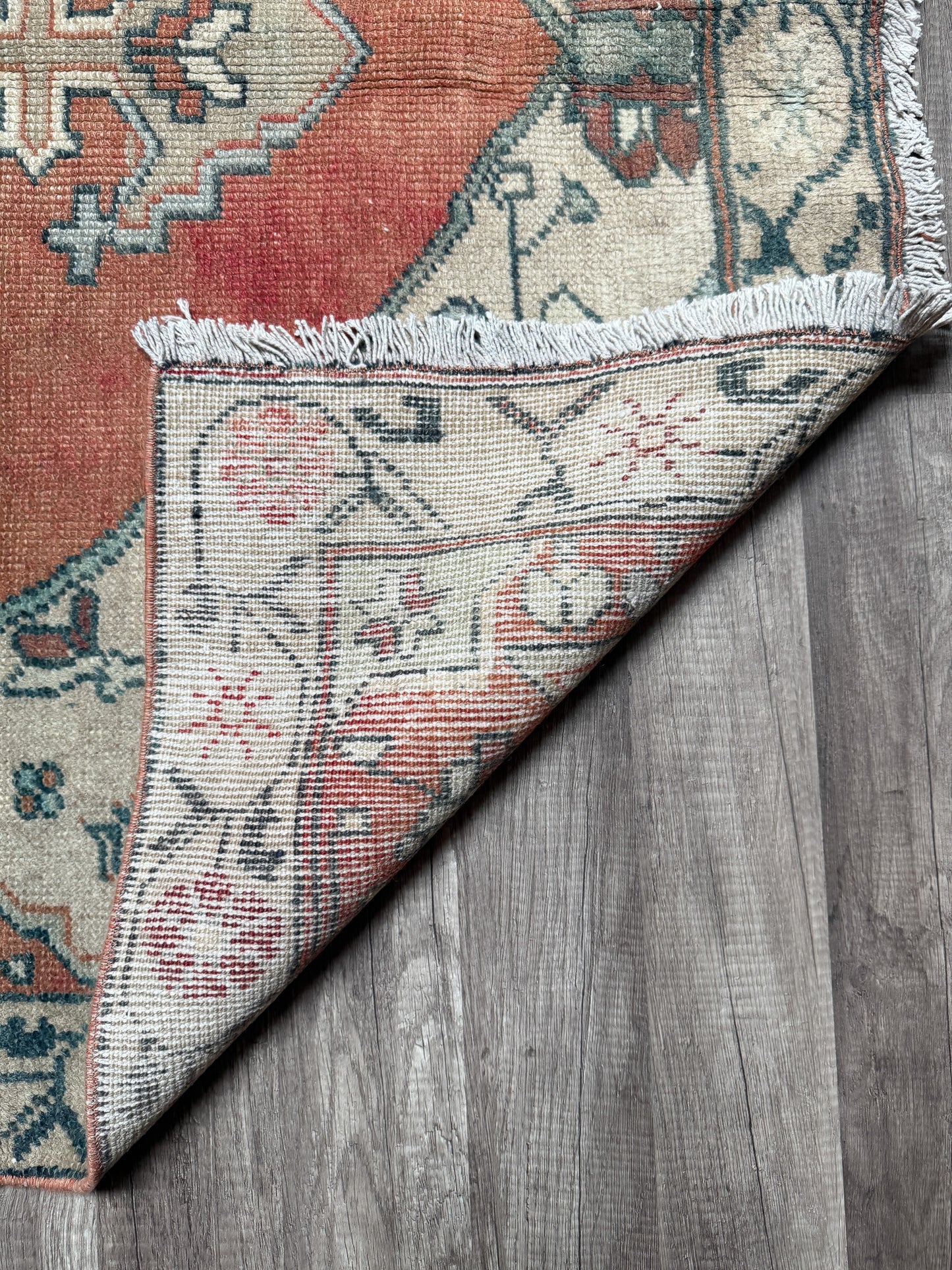 Vintage Turkish Area Rug No. A1231 - 4.3'x8.1'