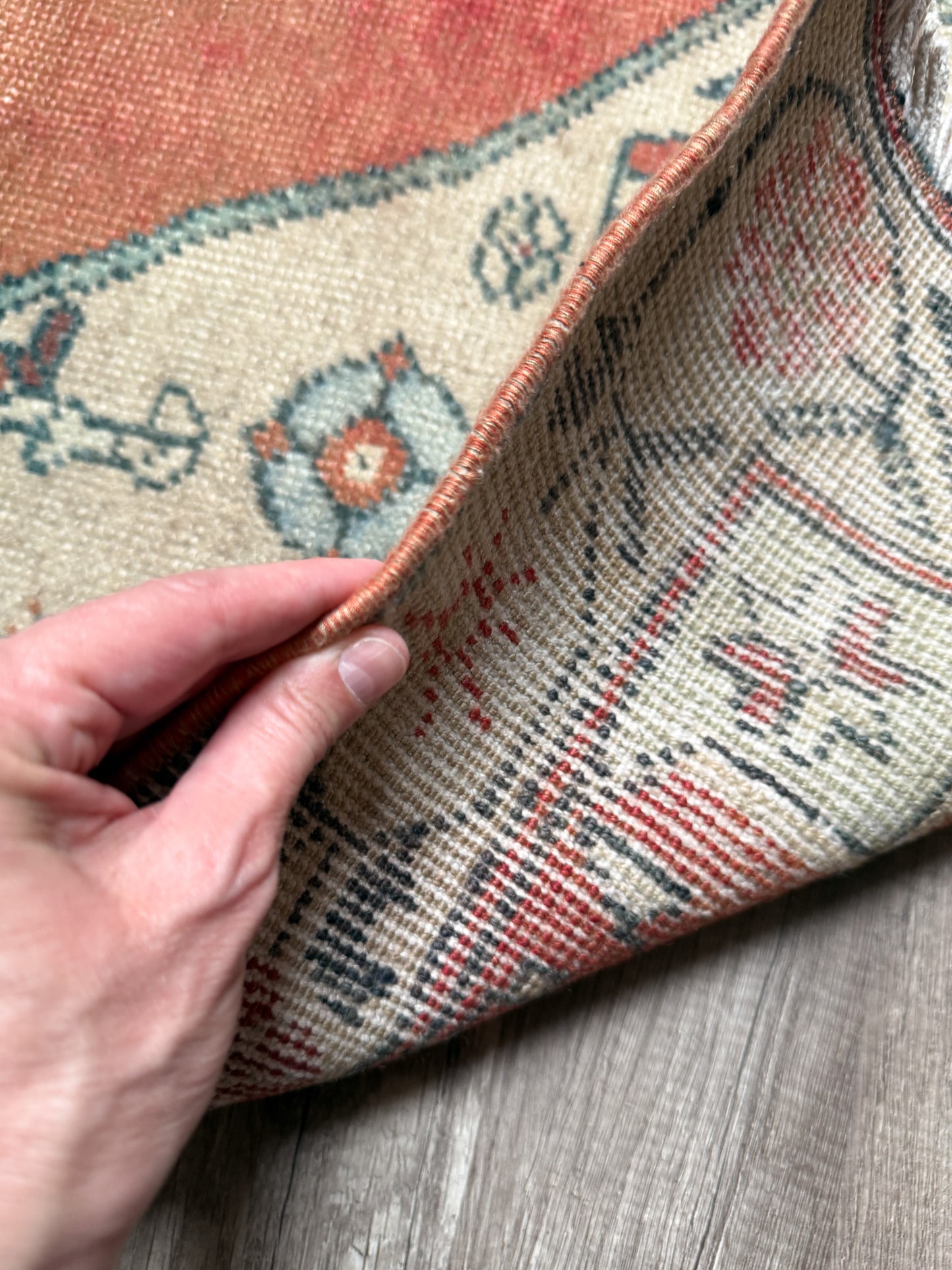 Vintage Turkish Area Rug No. A1231 - 4.3'x8.1'
