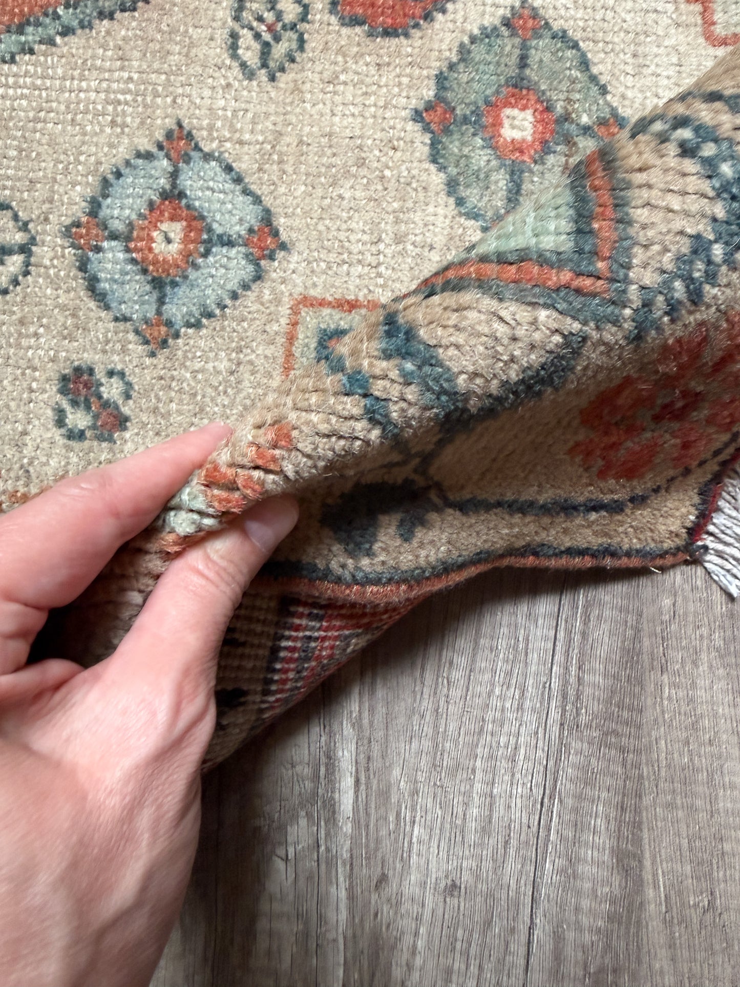 Vintage Turkish Area Rug No. A1231 - 4.3'x8.1'
