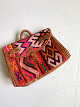 Load image into Gallery viewer, No. BAG 152 - Moroccan Handmade Rug &amp; Leather Briefcase/Messenger Bag
