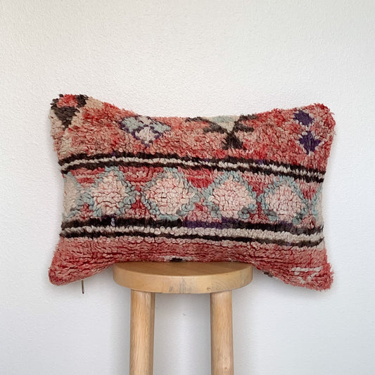 Reserved for Monique - No. P253 - 15" X 22" Moroccan Rug Pillow Cover