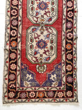 Load image into Gallery viewer, Reserved for Clara - No. R1028 - 3.0&#39; x 9.5&#39; Vintage Turkish Runner Rug
