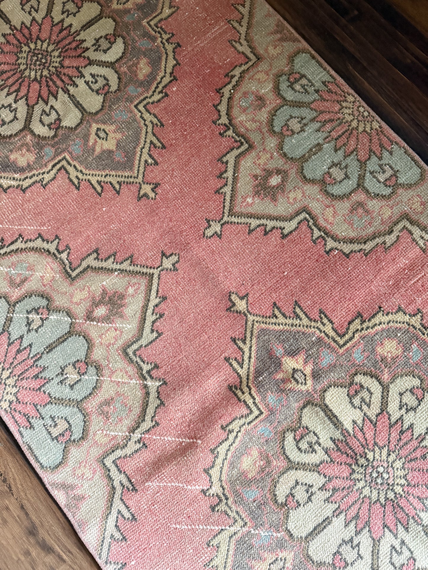 Vintage Turkish Runner Rug No. R1241 - 3’x9.3’
