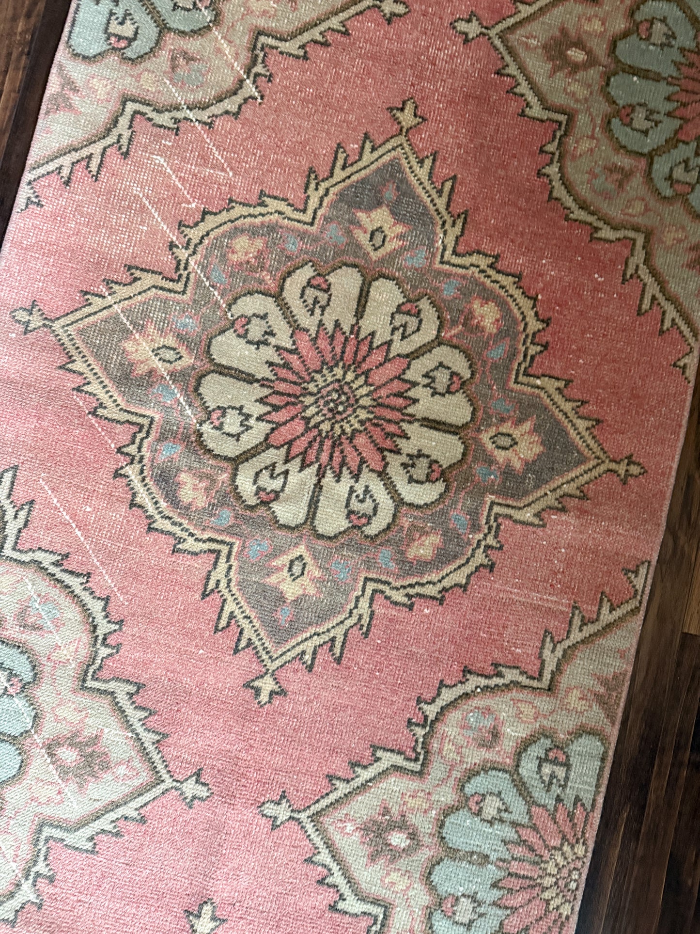Vintage Turkish Runner Rug No. R1241 - 3’x9.3’