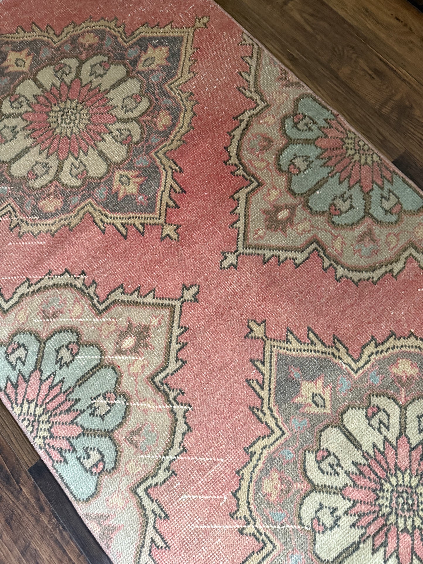 Vintage Turkish Runner Rug No. R1241 - 3’x9.3’
