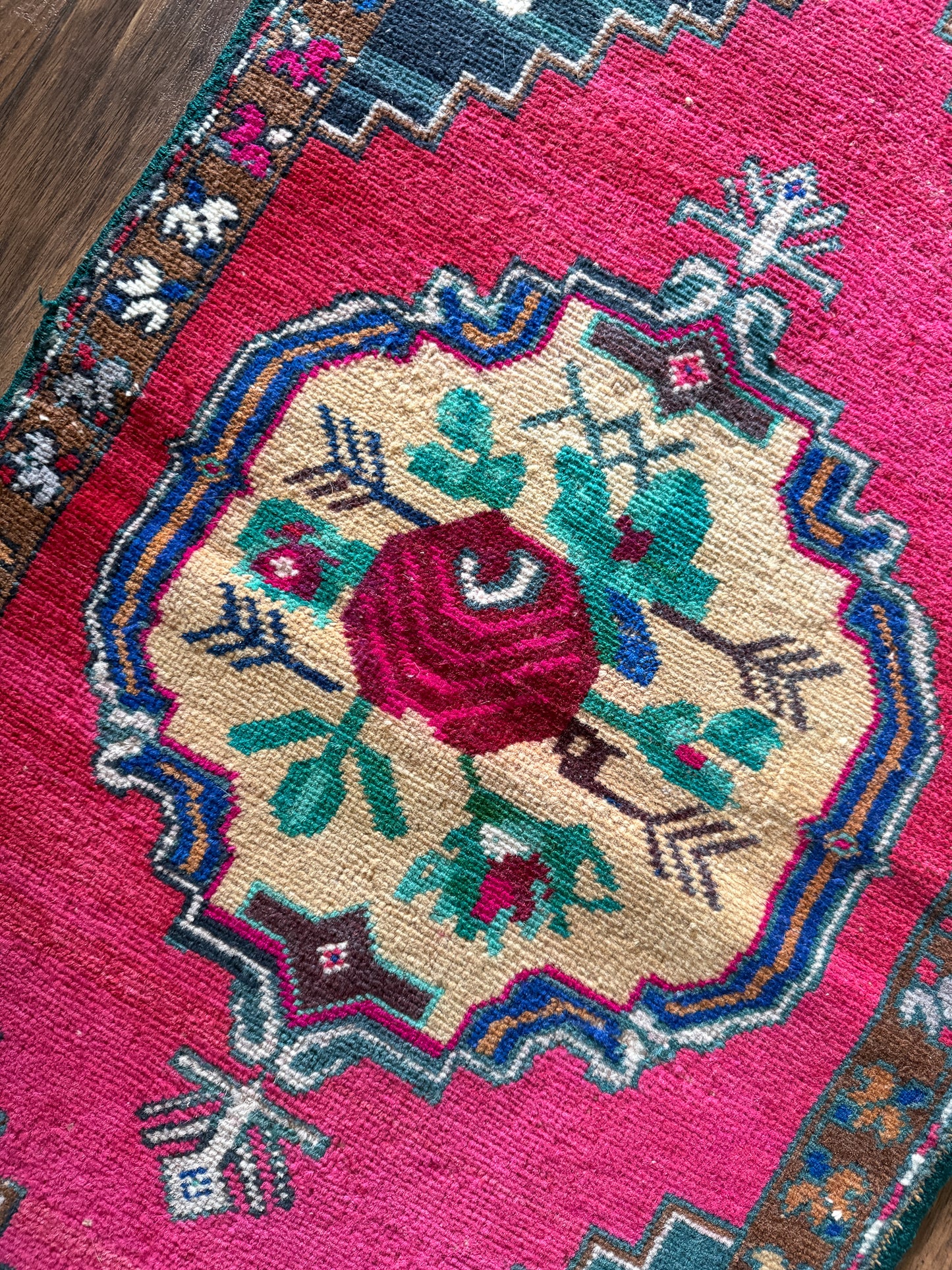 Vintage Turkish Mini Rug 1.8’x3.7' - No. 741