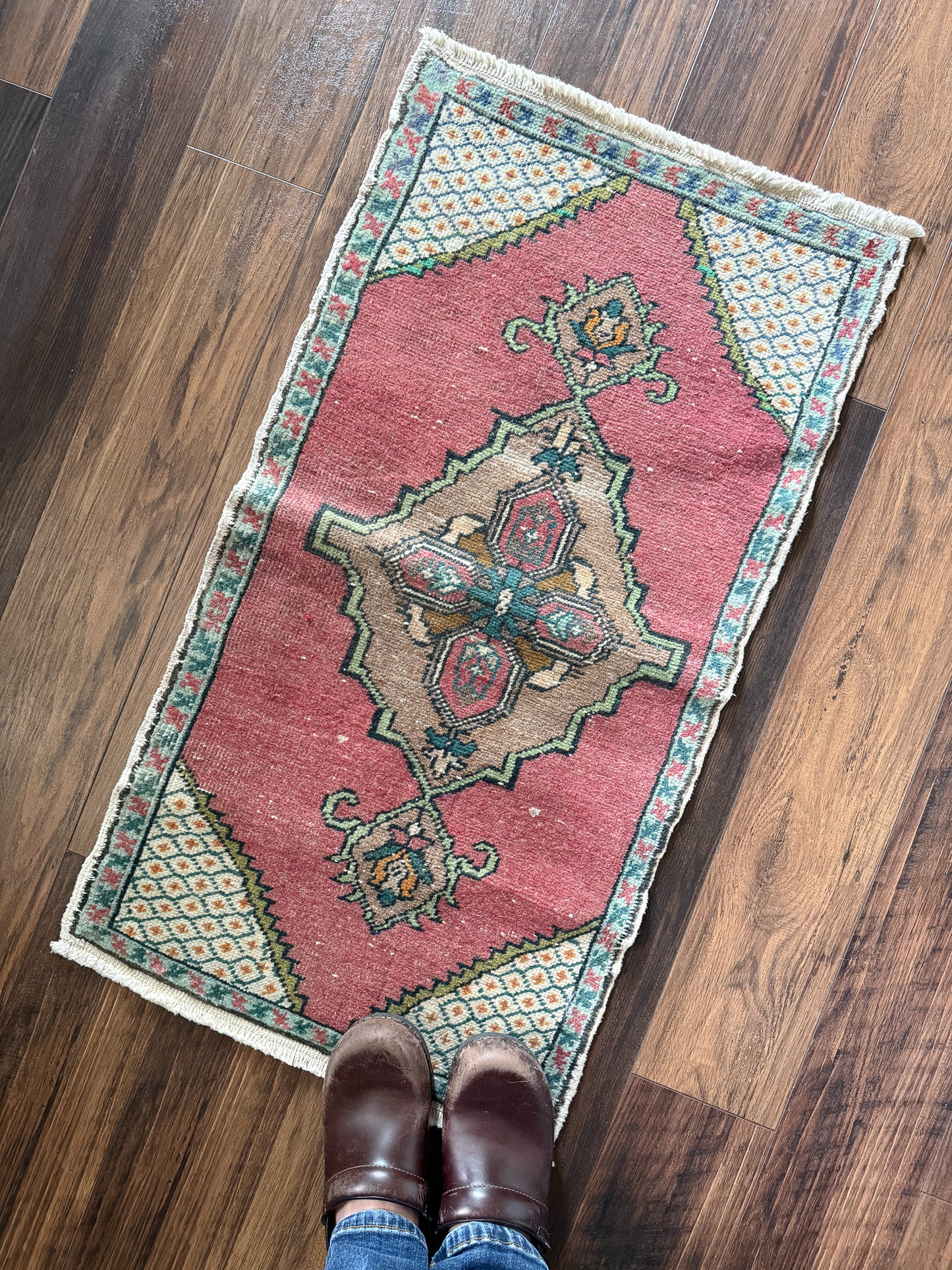 Vintage Turkish Mini Rug 1.6’x3.0' - No. 742