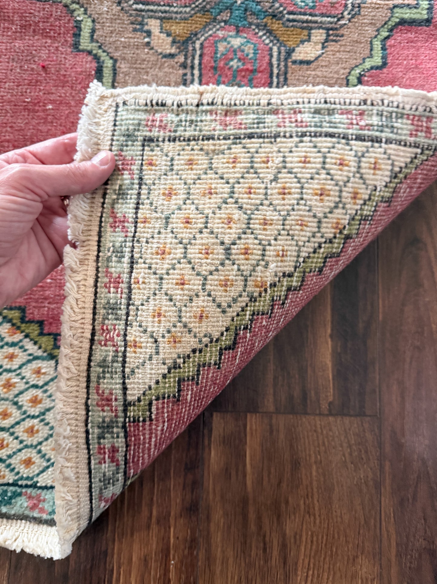 Vintage Turkish Mini Rug 1.6’x3.0' - No. 742
